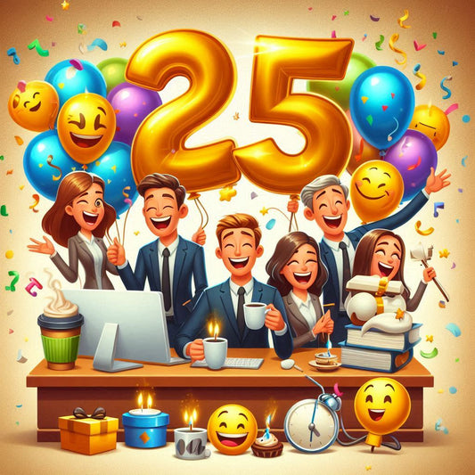25-jähriges Firmenjubiläum Lustige Sprüche und Glückwünsche für deine Kollegin oder Kollegen