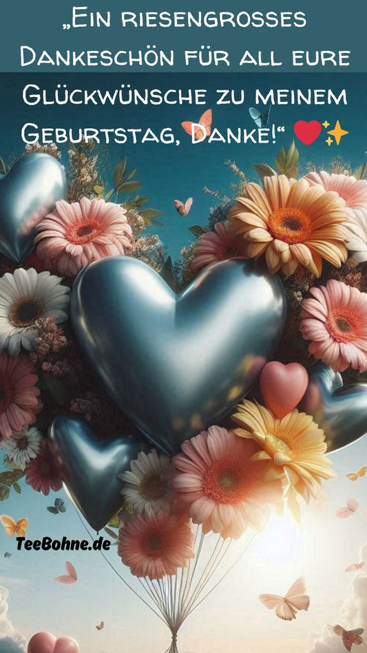 Danke an alle, die an mich gedacht und meinen Geburtstag unvergesslich gemacht haben. Ihr seid großartig
