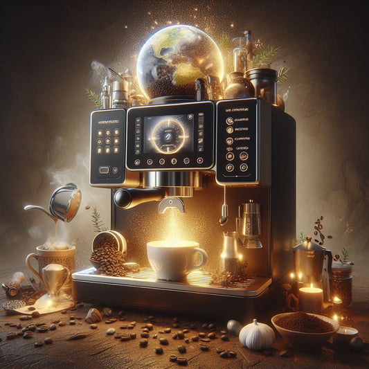 ☕ Kaffeevollautomat ist eine moderne und bequeme Möglichkeit, qualitativ hochwertigen Kaffee zuzubereiten. automatische Zubereitung von Kaffeespezialitäten wie Espresso, Cappuccino und Latte Macchiato