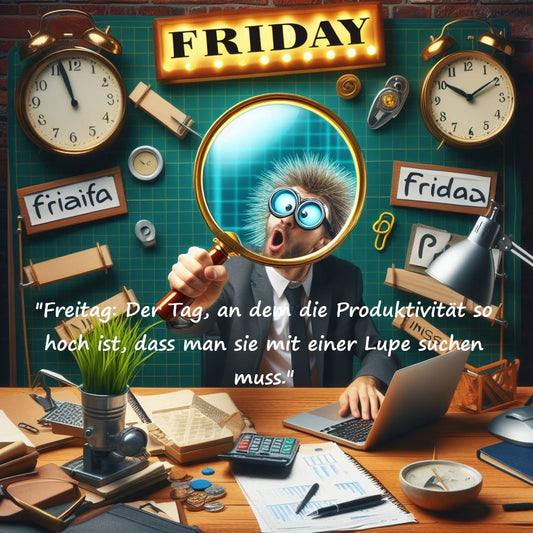 Freitag Sprüche und Grüße, sarkastischer humorvoller Blick zum Wochenende
