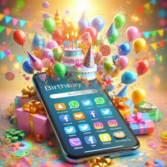 Geburtstagswünsche in den sozialen Medien So teilst du kreative Grüße auf jeder Plattform von TeeBohne