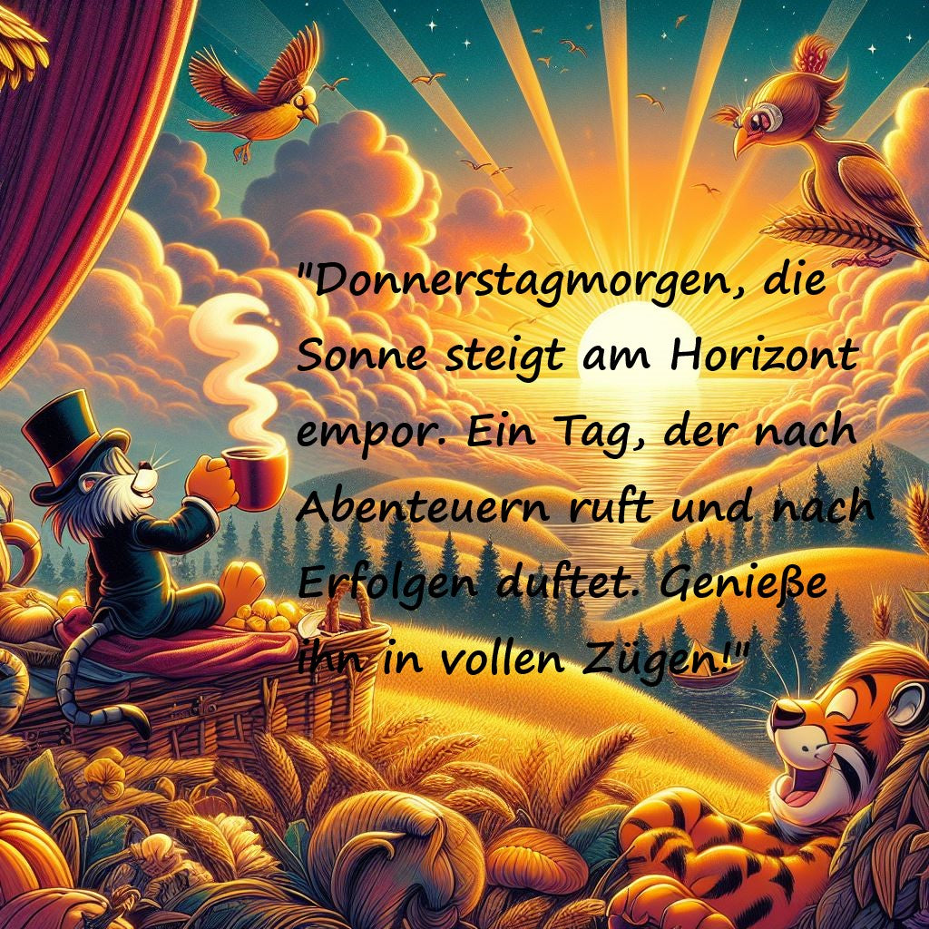 Guten Morgen Donnerstag Sprüche und Grüße