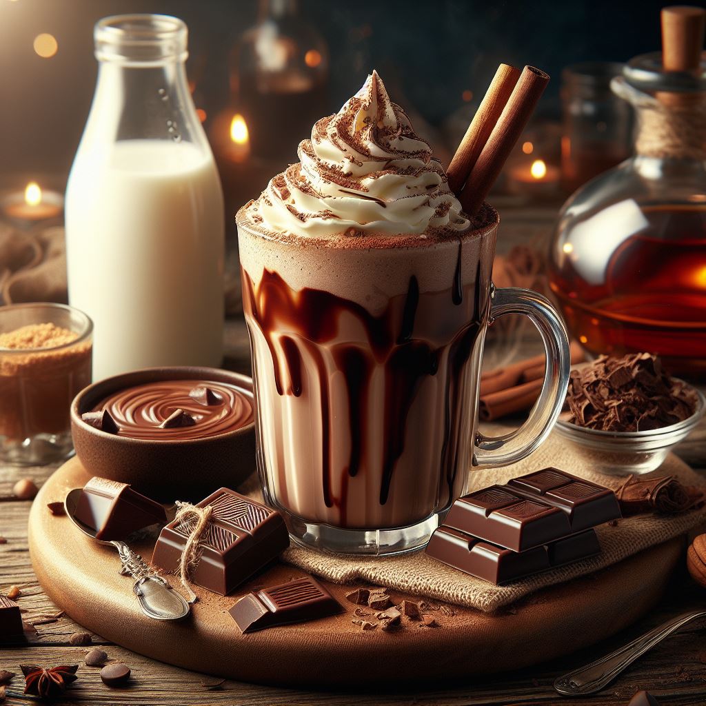 Heiße Schokolade mit Rum