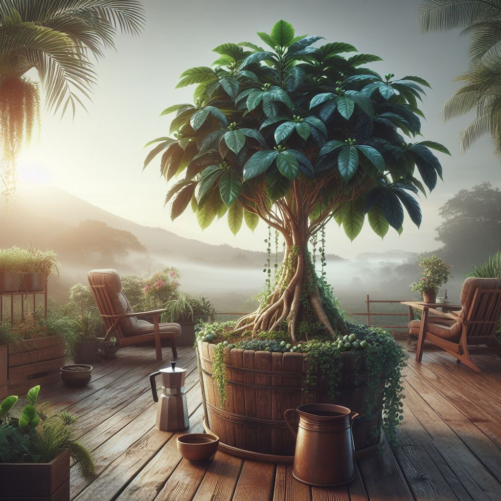 Kaffeepflanze als Zimmerpflanze - Optimaler Standort und Schutz für die Kaffeepflanze im Garten oder Terrasse