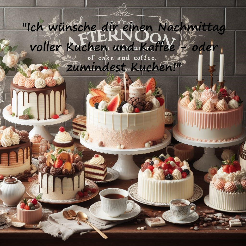 Nachmittagssprüche, Grüße und Wünsche lustig herzlich inspirierend