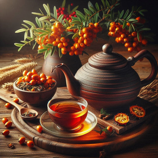 Rooibos Tee Sanddorn/Sahne von TeeBohne Einbeck