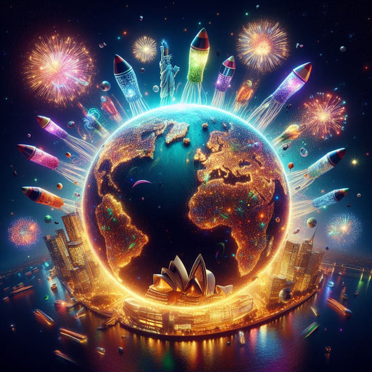 Silvester, lustige witzige silvestergrüße und Sprüche für Freunde Familie, Nachbarn oder Kollegen silvesterfeuerwerk, konfetti, leuchtende silvesterraketen, bewegtes bild,