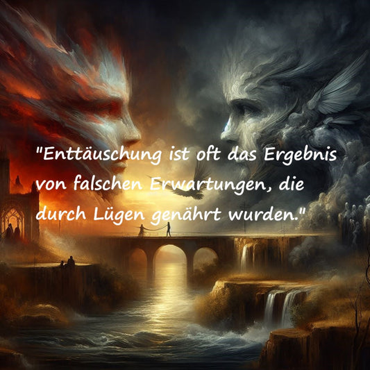 Sprüche über Lügen und Enttäuschung zum Nachdenken für Vertrauen