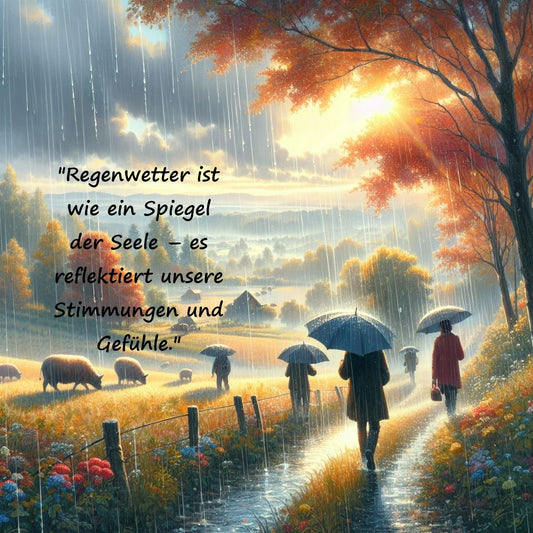 Sprüche und Zitate über Regen und Regenwetter
