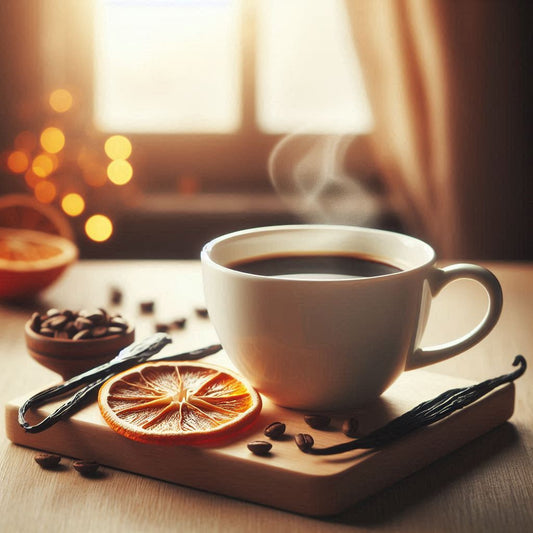 Kaffee mit Orange und Vanille Aroma kaufen info Zubereitung und Lagerung