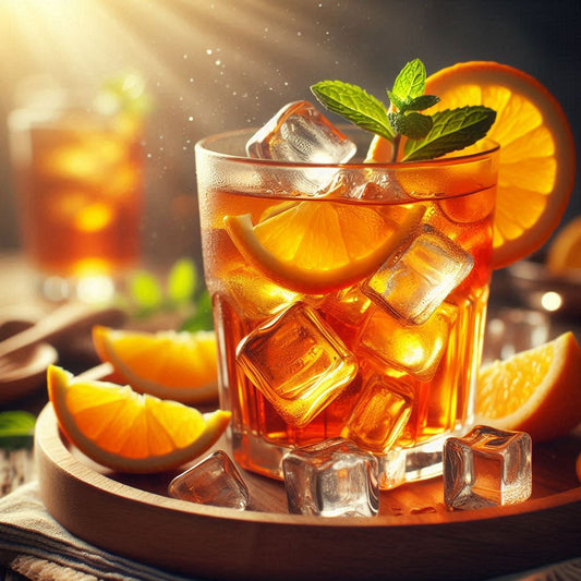 5 kreative Eistee-Rezepte mit losem Früchtetee Orange