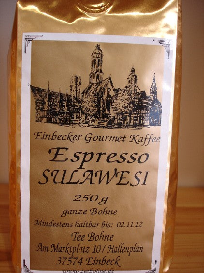 TeeBohne® - Espresso Sulawesi, Espressobohnen für Kaffeevollautomaten