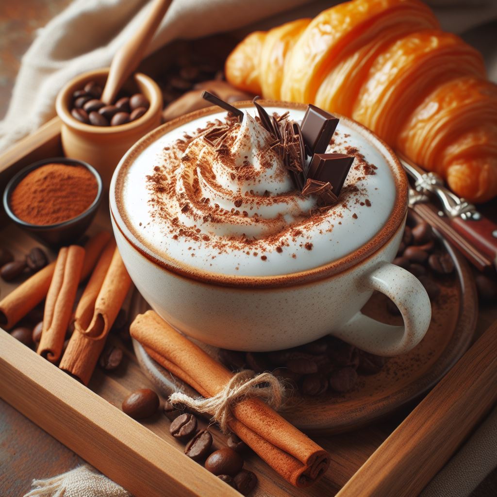 Aromakaffee französisch Nougat, Nougatkaffee, Aromatisierter Kaffee, Nougat