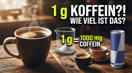 1 g Koffein – Koffeingehalt von Kaffee, Tee und Energy-Drinks im Vergleich