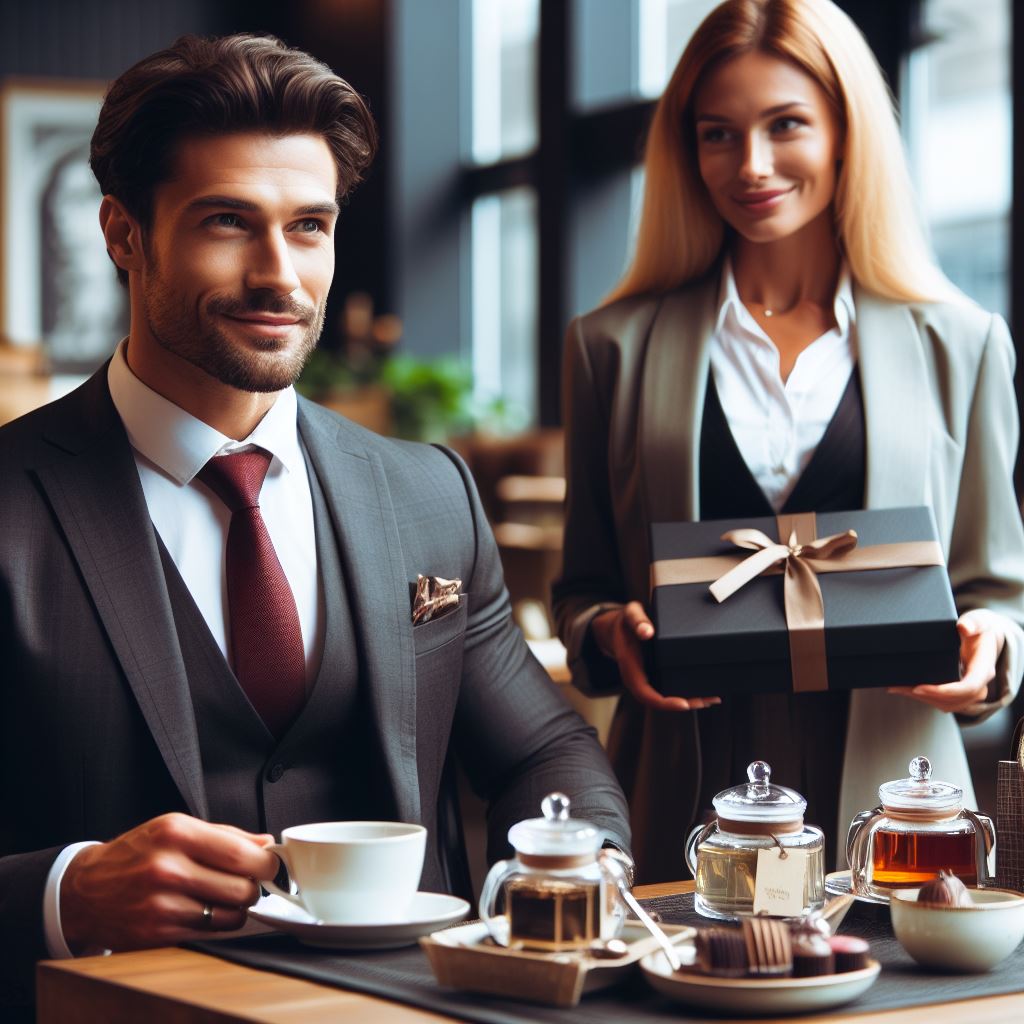 Business Präsente für Geschäftskunden mit exquisitem Tee und Kaffee