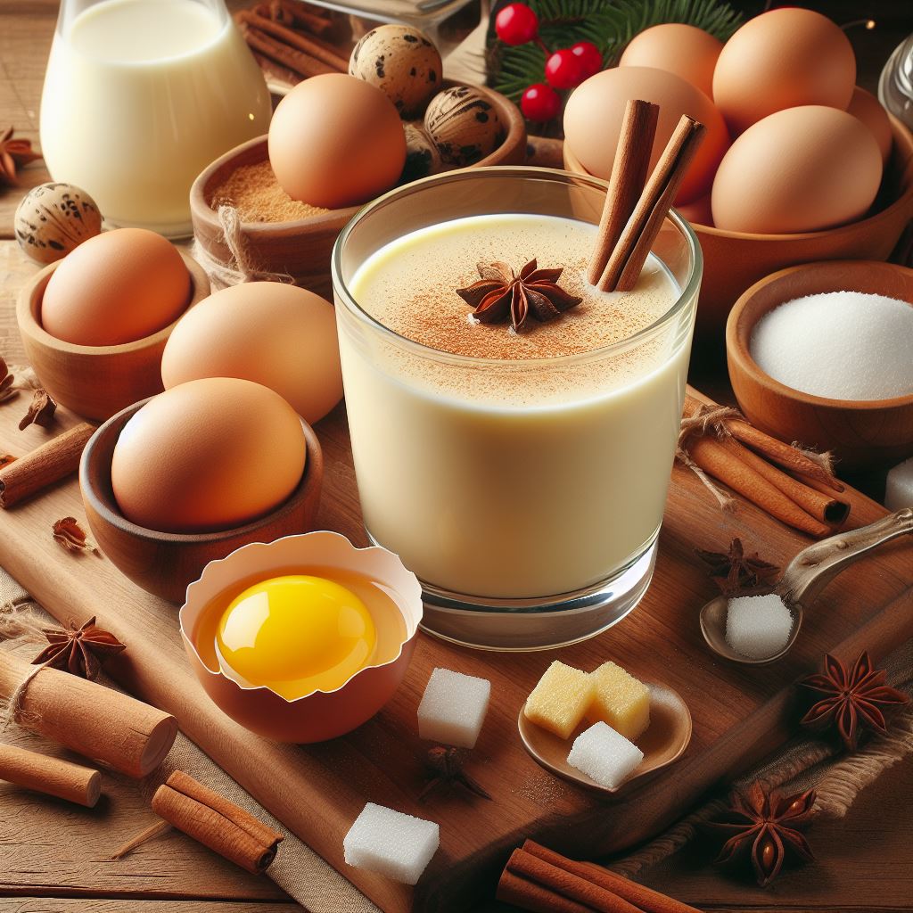 Eierlikör Rezept - Traditionell und Lecker  Zutaten:  8 Eigelb 250 g Puderzucker 375 ml Kondensmilch 1 Päckchen Vanillezucker 250 ml 54%iger Rum