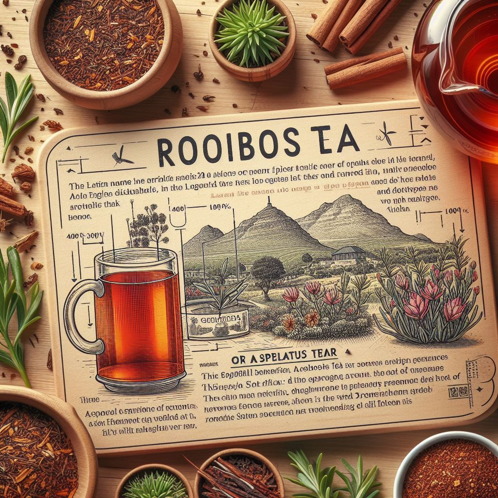 Rooibos Tee Wirkung koffeinfreier gesunder Genuss Rooibos-Tee, auch bekannt als Rotbuschtee, ist eine beliebte Teesorte, die aus den Blättern und Zweigen der Rooibos-Pflanze 