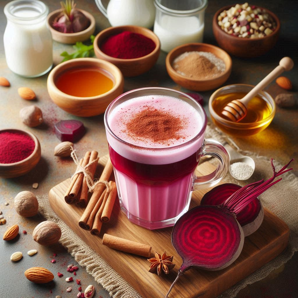 Rote Bete Latte Rezept: Ein farbenfrohes Getränk