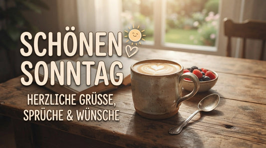 Schönen Sonntag heute! 🌞 Entdecke herzliche Sonntagssprüche, liebe Grüße, Wünsche und lustige Sprüche für WhatsApp, Familie und Freunde. ❤️