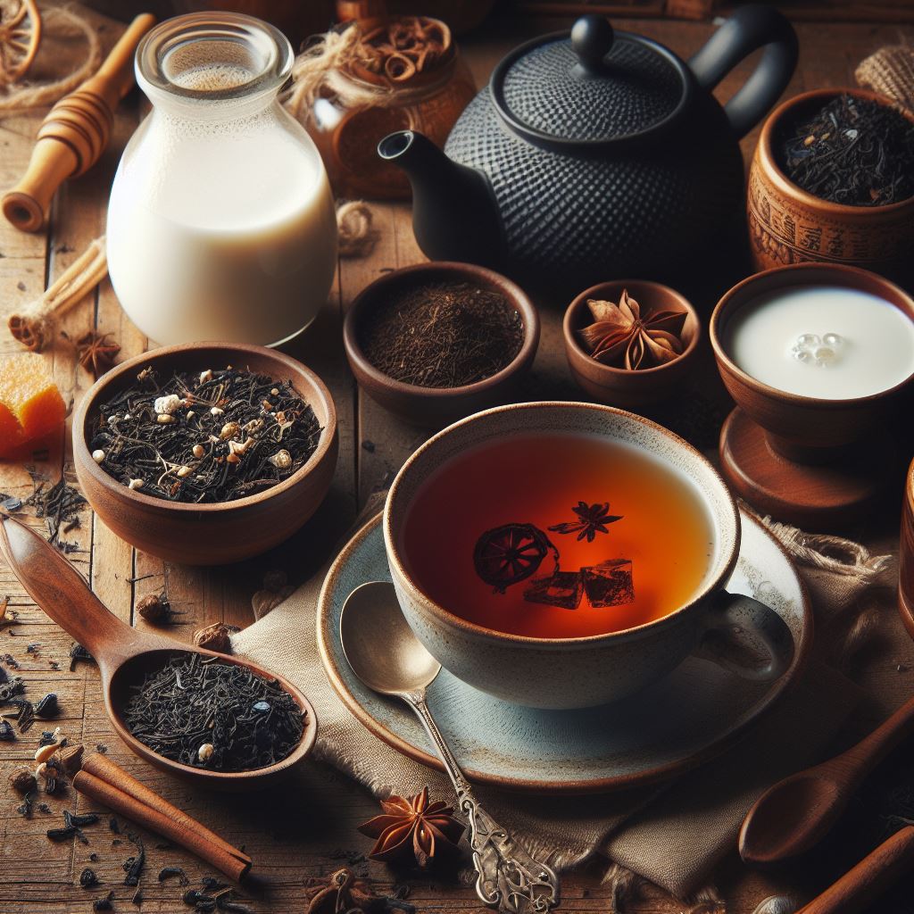 Schwarzer Tee Zubereitung mit Milch Wirkung und Koffein