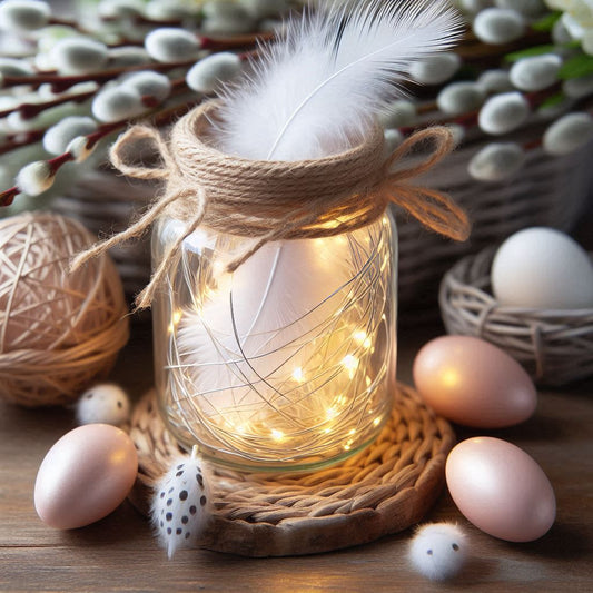 Warum Osterdeko im Glas mit LED-Lichterkette so besonders ist