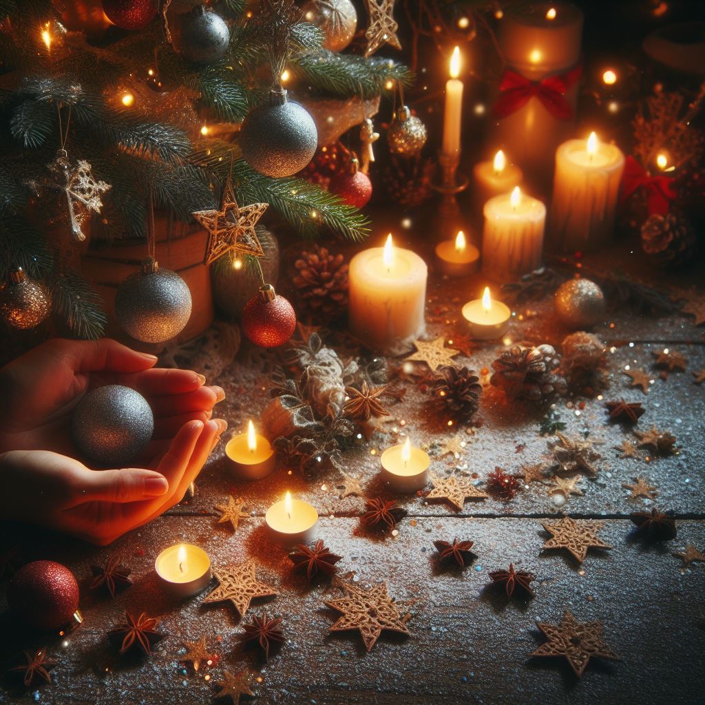 Weihnachtliche Wünsche und Ihr besinnlicher Zauber für Weihnachtskarten!