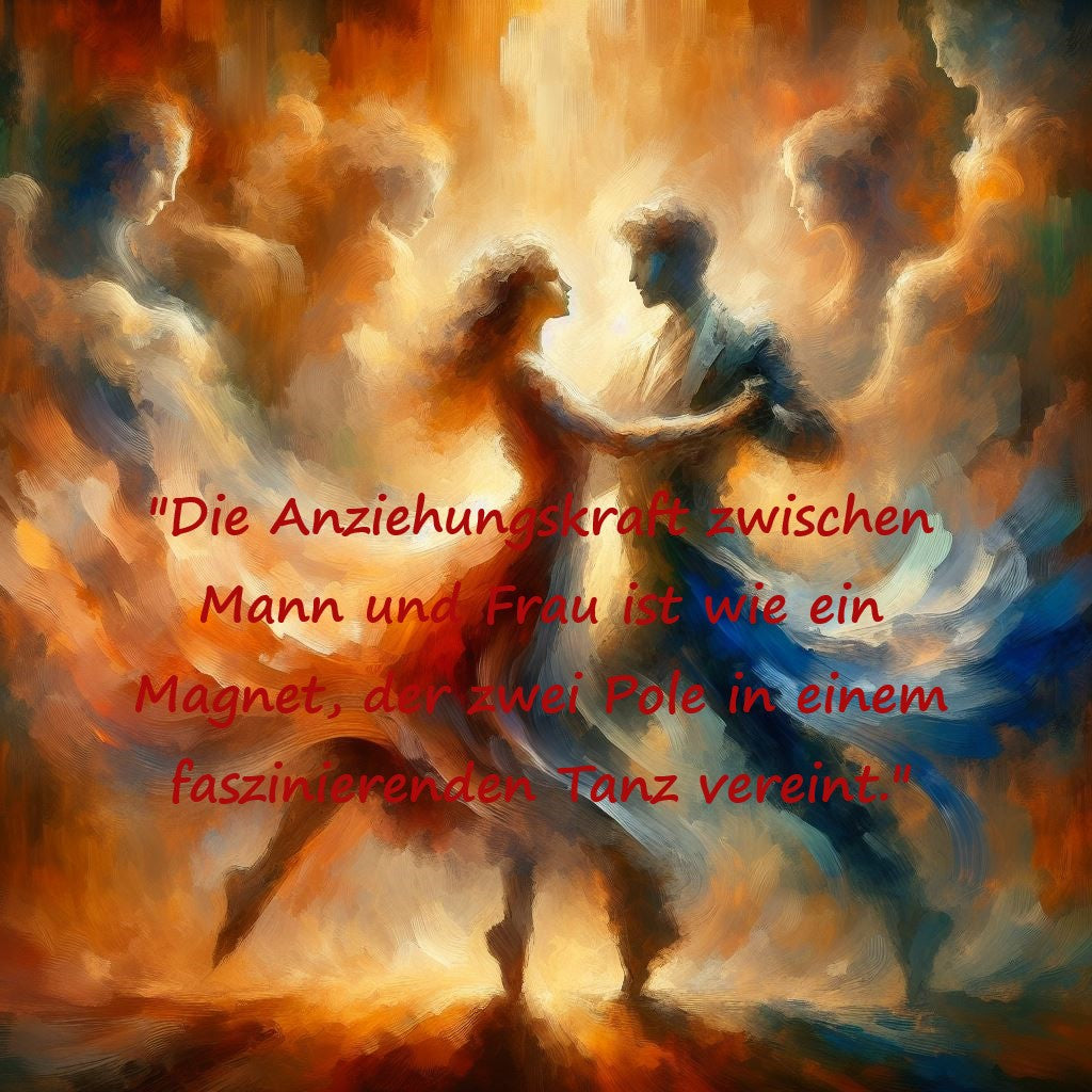Zwischen Herz und Verstand: Zweideutige Sprüche, die Mann und Frau zum Nachdenken anregen.
