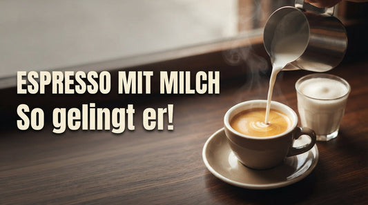 Espresso mit Milch und cremigem Milchschaum – Zubereitung und Unterschiede der Kaffeevarianten