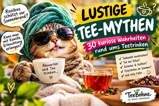 Lustige Tee-Mythen mit 30 kuriosen Wahrheiten rund ums Teetrinken