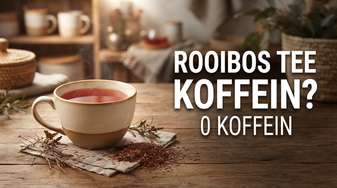 Rooibos Tee Koffein – koffeinfreier Rooibos Tee in einer Tasse