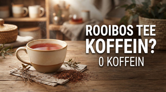 Rooibos Tee Koffein – koffeinfreier Rooibos Tee in einer Tasse