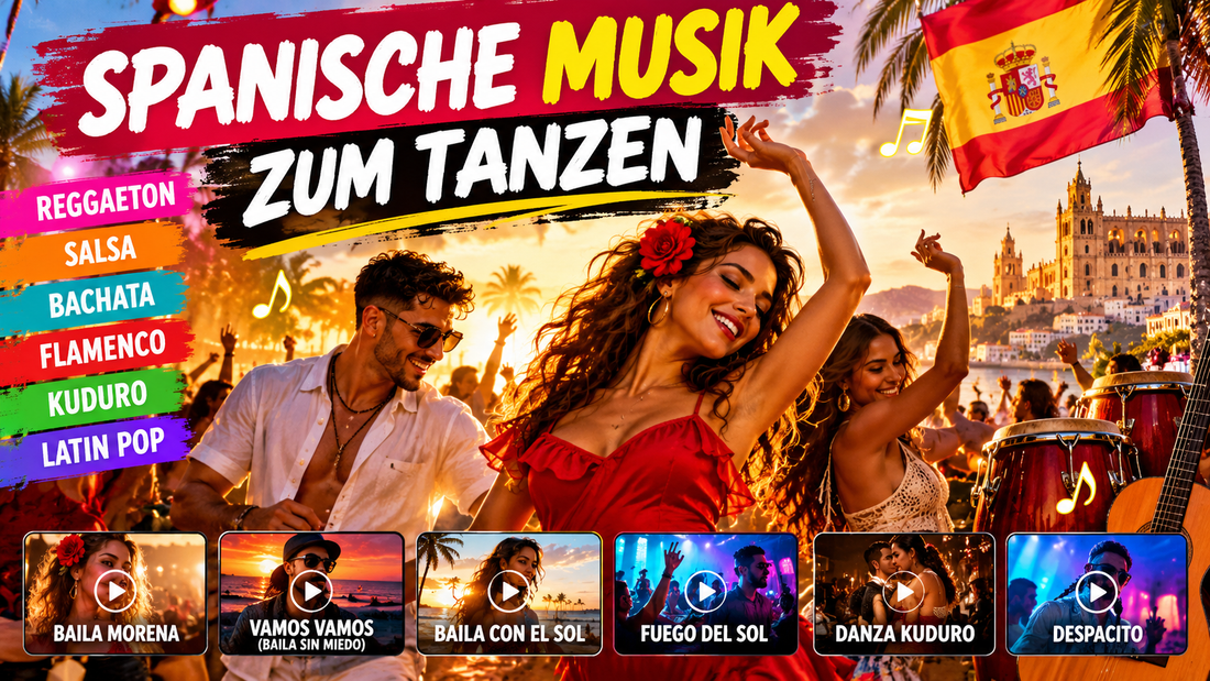 Spanische Musik zum Tanzen mit Reggaeton, Salsa, Bachata, Flamenco und Kuduro – Latin-Hits und Playlist-Tipps