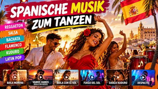 Spanische Musik zum Tanzen mit Reggaeton, Salsa, Bachata, Flamenco und Kuduro – Latin-Hits und Playlist-Tipps