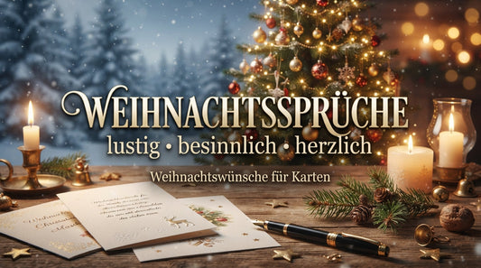 Weihnachtssprüche und Weihnachtswünsche für Weihnachtskarten – lustige, besinnliche und herzliche Sprüche zu Weihnachten für WhatsApp