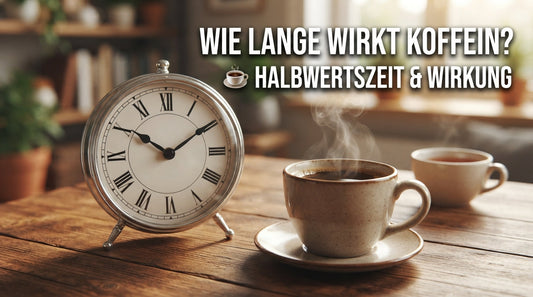Wie lange wirkt Koffein? Halbwertszeit und Wirkung von Kaffee und Tee