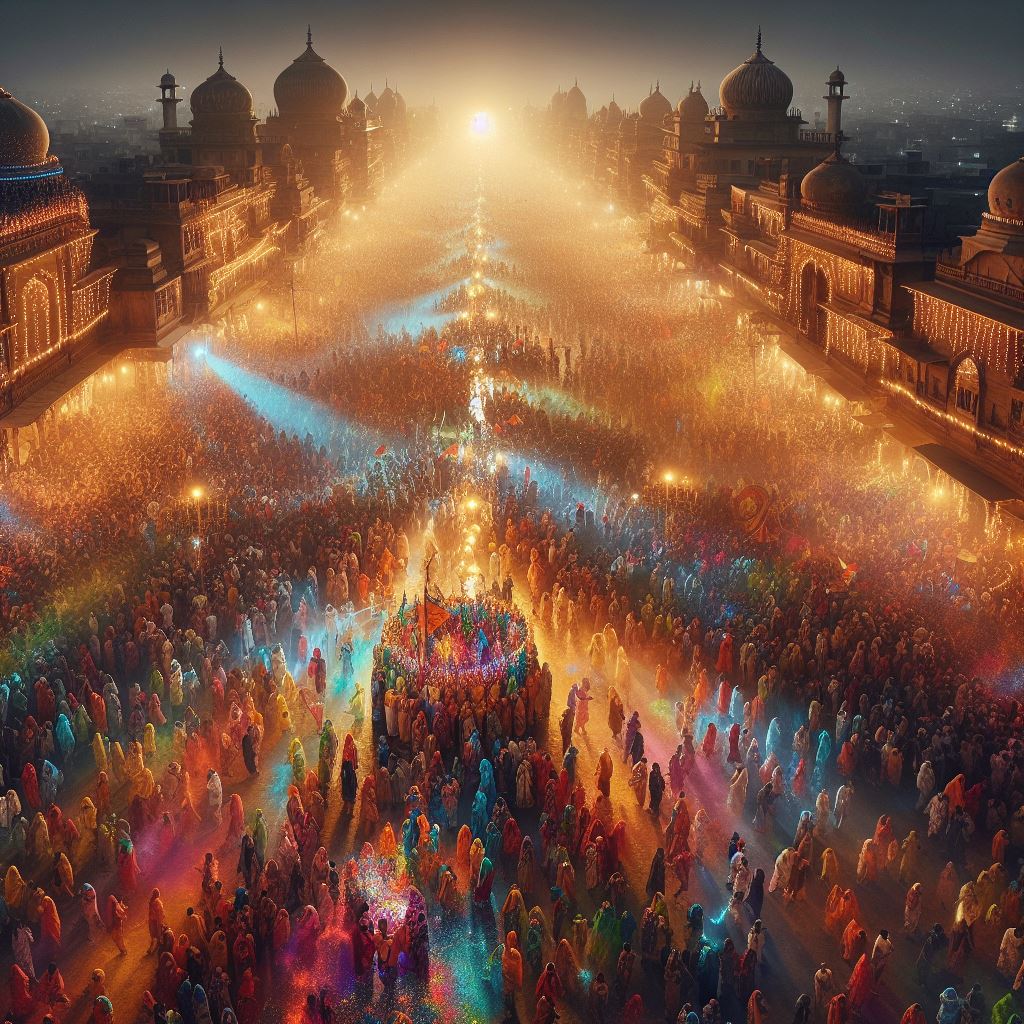 zahlreichen Feste Indiens die reiche Tradition und spirituelle Verbundenheit der Menschen wieder. Von den farbenfrohen Feierlichkeiten von Holi bis zu den erleuchteten Straßen während Diwali