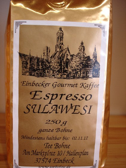 TeeBohne® -  Espresso Sulawesi,  Espressobohnen für Kaffeevollautomaten
