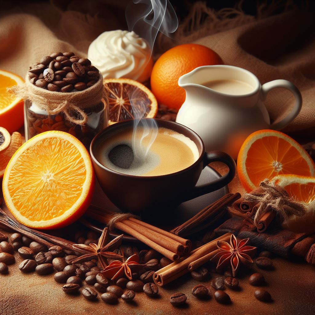 Aromatisierter Kaffee Orange Vanille entkoffeiniert