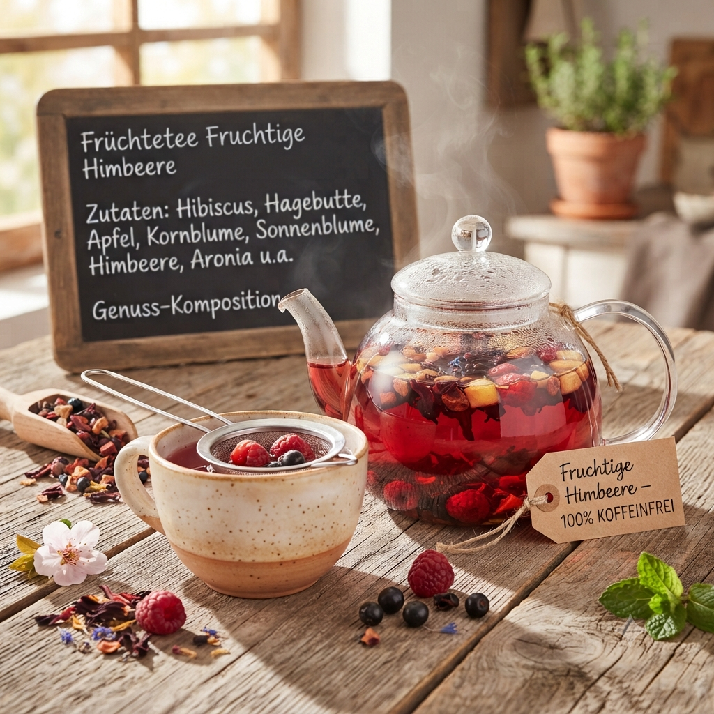 Früchtetee lose Fruchtige Himbeere TeeBohne