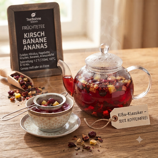 loser Früchtetee Kirsch Banane Ananas Kiba