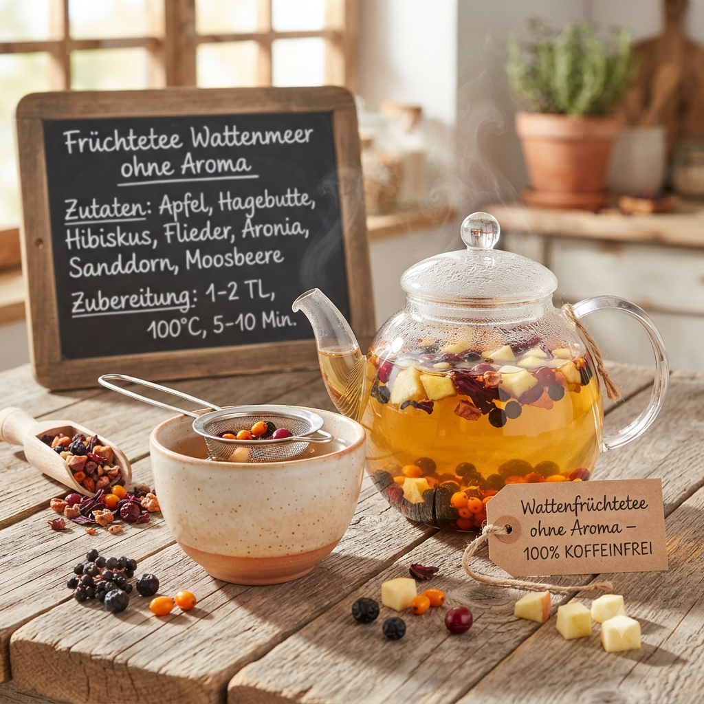 Wattenfrüchtetee ohne Aroma – unaromatisiert & mild  TeeBohne