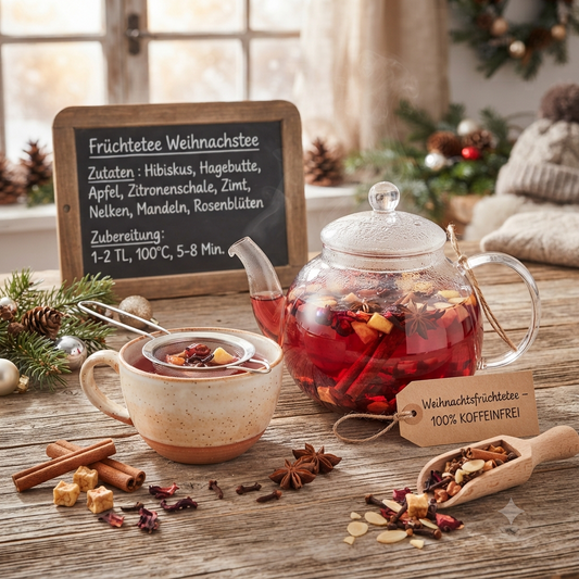 Weihnachtsfrüchtetee – winterlich, würzig und festlich TeeBohne