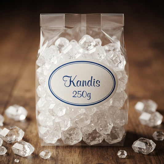 Würfelkandis – weißer Kandis zum Süßen von Tee