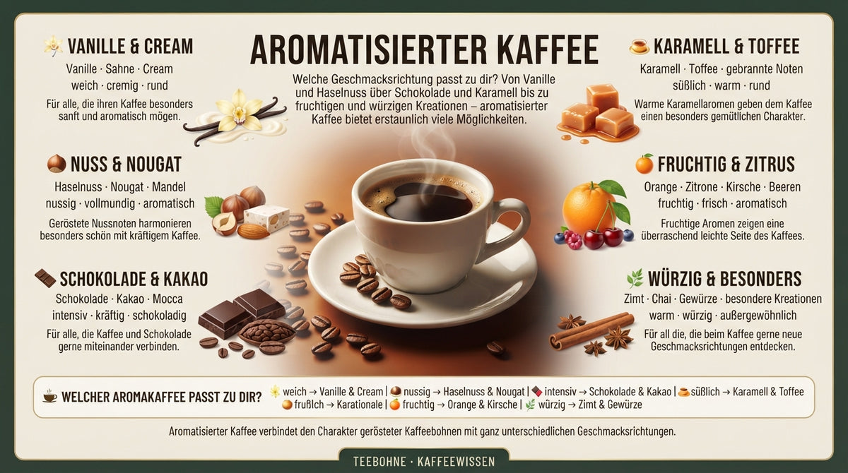 „Aromatisierter Kaffee – Entdecken Sie unvergleichliche Aromen für Ihren Perfekten Genuss!“